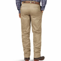 Wrangler Riata Khaki Pants -Weaver Leather Cowboy Store 00096khback