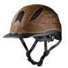 Troxel Brown Cheyenne Helmet -Weaver Leather Cowboy Store 04 381 e