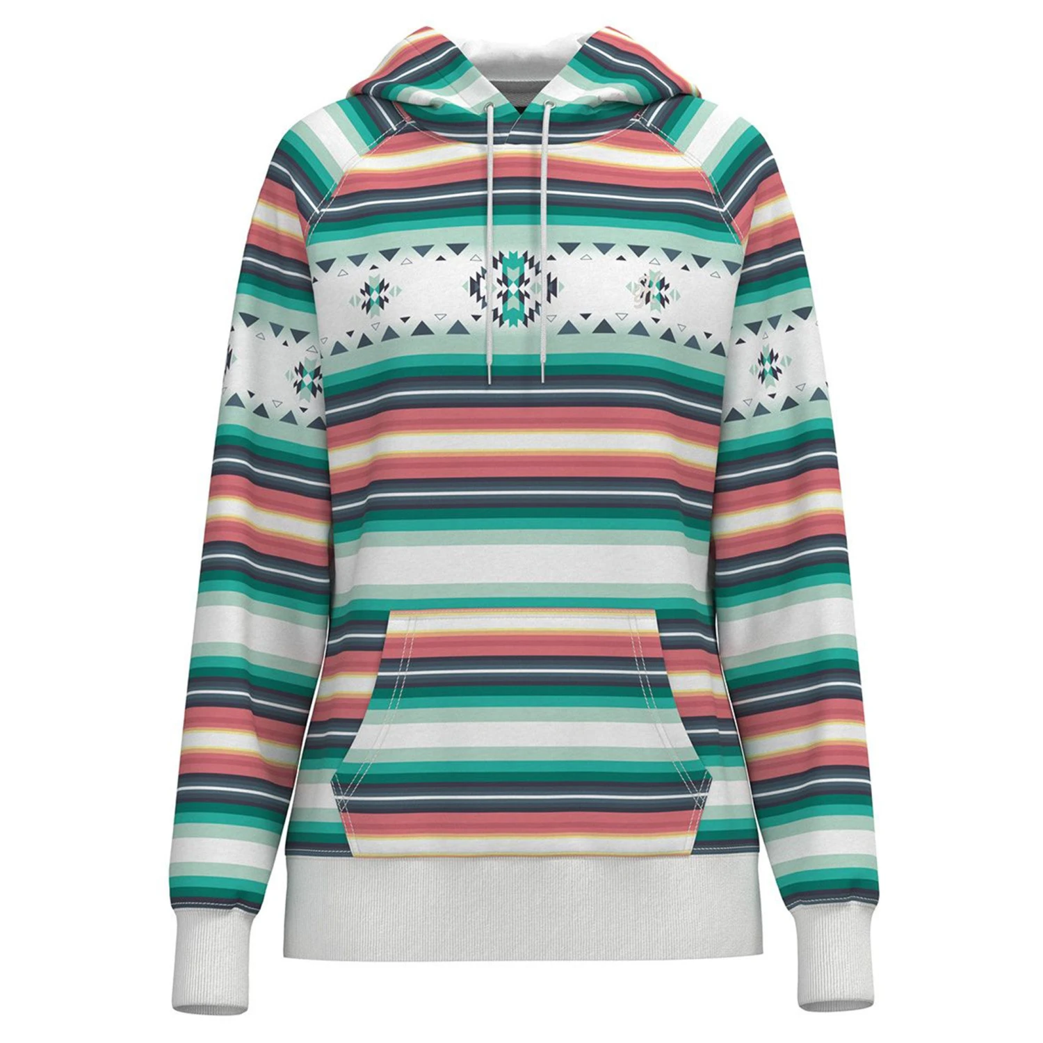 Hooey Ladies "Mesa" Serape Pattern Hoodie 3 Hooey Ladies "Mesa" Serape Pattern Hoodie