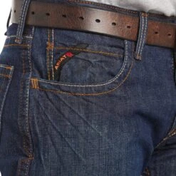 Ariat Men's FR M3 Loose Basic Stackable Jean -Weaver Leather Cowboy Store 10014450 03