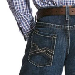 Ariat Men's 5 Harrison Jean -Weaver Leather Cowboy Store 10026035 back 1