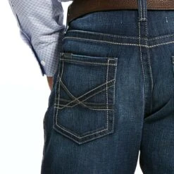 Ariat Men's M5 Straight Leg Robbie Jean -Weaver Leather Cowboy Store 10032319 03