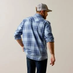 Ariat Men's Halmaty Shirt -Weaver Leather Cowboy Store 10044962 back warm