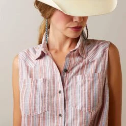 Ariat Women's REAL Billie Jean Tank Top -Weaver Leather Cowboy Store 10045039 01 warm