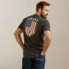 Ariat Men's Patriot Badge Tee -Weaver Leather Cowboy Store 10045278 front warm