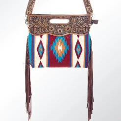 American Darling Turquoise & Burgundy Purse