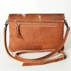 American Darling Tan/White Snap Clutch -Weaver Leather Cowboy Store 109206 H