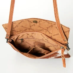 American Darling Tan/White Snap Clutch -Weaver Leather Cowboy Store 109206 J