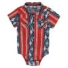 Wrangler Red And Blue Aztec Onesie -Weaver Leather Cowboy Store 112329291 LF01 SWLL PRD