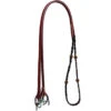 Oxbow Leather Barrel Rein With Rawhide Knots -Weaver Leather Cowboy Store 113112 OXBOW TACK