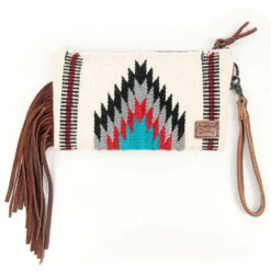 American Darling White Black Clutch 12 American Darling White Black Clutch -Weaver Leather Cowboy Store 118620 C