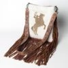 American Darling Yee Haw Hide Purse -Weaver Leather Cowboy Store 122536 z