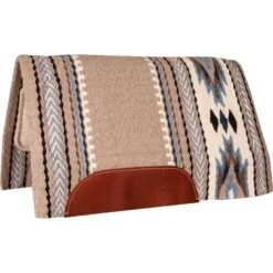 Mustang Blue And Cream Temecula W/ Wool Felt Pad