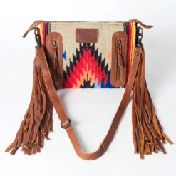 American Darling Conceal Carry Tan Aztec Clutch -Weaver Leather Cowboy Store 124869 G