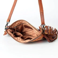 American Darling Conceal Carry Tan Aztec Clutch -Weaver Leather Cowboy Store 124869 I