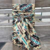 Tan And Turquoise Aztec Wild Rag -Weaver Leather Cowboy Store 1313 l