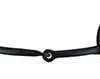 Showman Black Steel Ring Snaffle