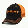 Ariat Black And Orange Mesh Cap 2 Ariat Black And Orange Mesh Cap -Weaver Leather Cowboy Store 15160276
