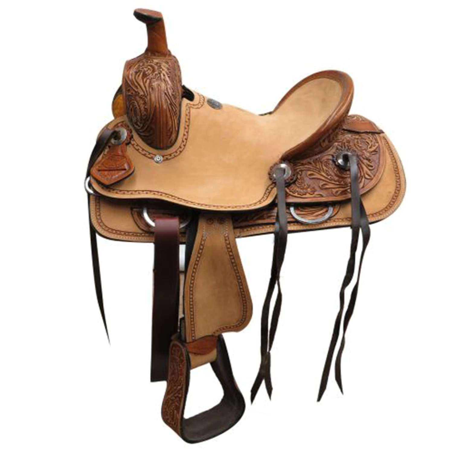 Double T Hard Seat Roping Saddle 3 Double T Hard Seat Roping Saddle