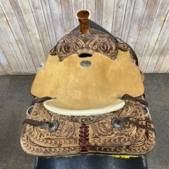 Double T Hard Seat 12" Roper Pony Saddle 11 Double T Hard Seat 12" Roper Pony Saddle -Weaver Leather Cowboy Store 1582012 3