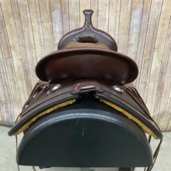 Circle Y Apache Trail Saddle With Shell Border And Tan Seat, 16 Inch 9 Circle Y Apache Trail Saddle With Shell Border And Tan Seat, 16 Inch -Weaver Leather Cowboy Store 1651 8601 05 2