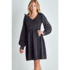 Washed Smocked Bust Flare Dress -Weaver Leather Cowboy Store 17540743 fbbfc83f 71ce 4ba6 aa6f 2cb30602dba5