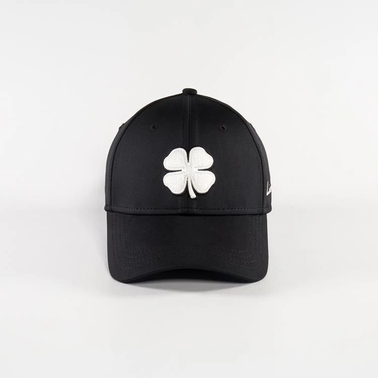 Black Clover Black Cap With White Clover 3 Black Clover Black Cap With White Clover
