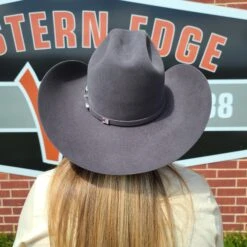 American 7X Steel Grey Felt Hat -Weaver Leather Cowboy Store 20200506 154655