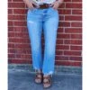 Flying Monkey Angie High Rise Straight Leg Crop Jean 1 Flying Monkey Angie High Rise Straight Leg Crop Jean -Weaver Leather Cowboy Store 20230215 103324