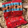 Red Zuni B.S. Throw 1 Red Zuni B.S. Throw -Weaver Leather Cowboy Store 20230306 155045