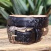 Tanner Mark Tooled Black Belt 1 Tanner Mark Tooled Black Belt -Weaver Leather Cowboy Store 20230320 131445