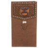 Hooey Brown Basket Weave Rodeo Wallet -Weaver Leather Cowboy Store 2041566W3
