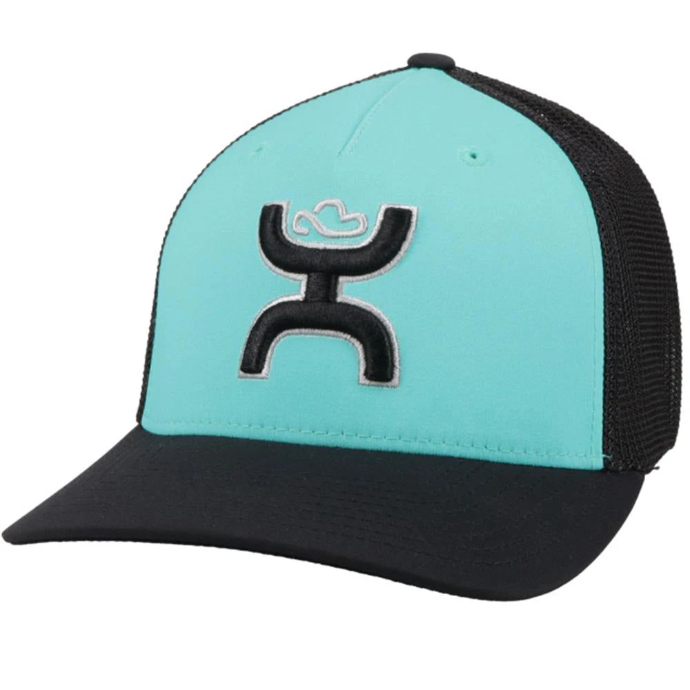 Hooey Youth Turquoise And Black Cap-Black Hooey Up Patch 3 Hooey Youth Turquoise And Black Cap-Black Hooey Up Patch