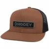 Hooey High Profile Brown/Black Cap-Black Hooey Patch 1 Hooey High Profile Brown/Black Cap-Black Hooey Patch -Weaver Leather Cowboy Store 2113T BRBKa