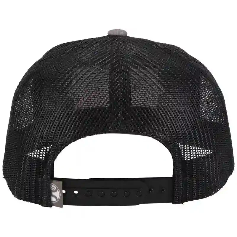 Hooey Mid Profile Grey/Black Cap-Western Original Patch 5 Hooey Mid Profile Grey/Black Cap-Western Original Patch - Image 3