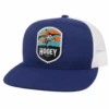 Hooey Youth High Profile Navy & White Cap-4-color Cheyenne Patch -Weaver Leather Cowboy Store 2144t