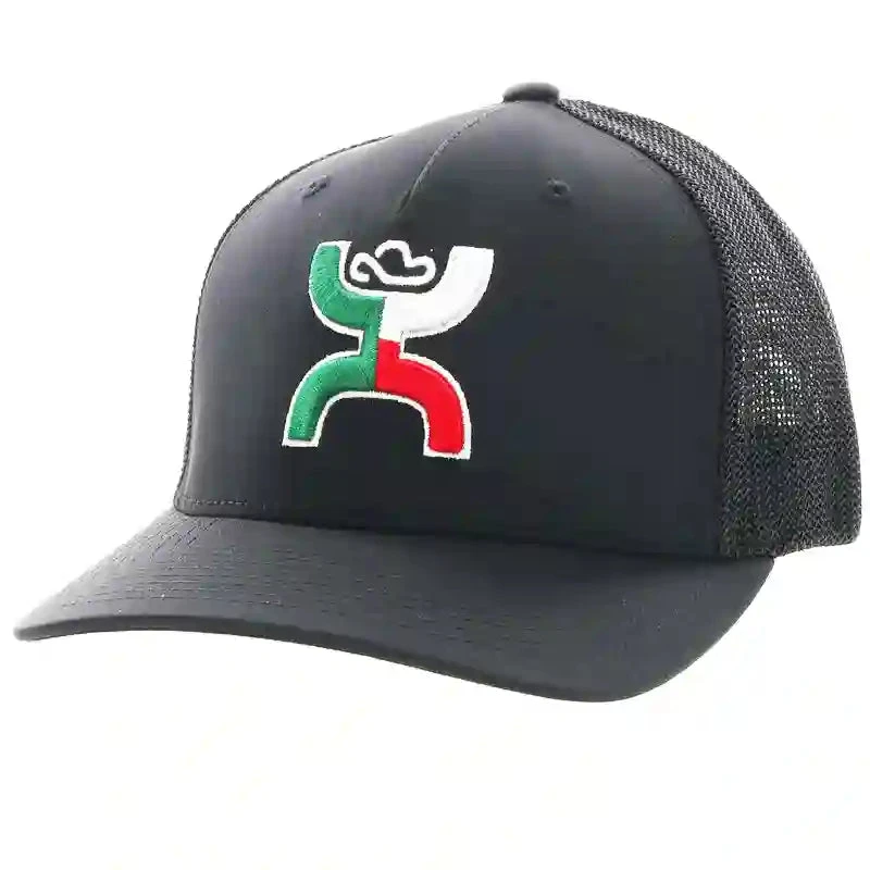 Hooey Boquilla Black Cap-Mexico Hooey Up Patch 3 Hooey Boquilla Black Cap-Mexico Hooey Up Patch