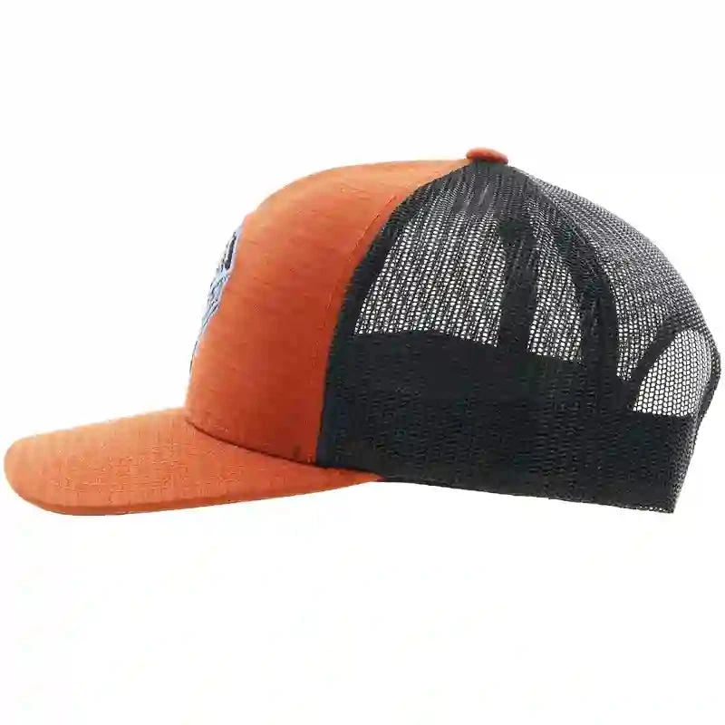 Hooey Mid Profile Orange/Black Cap-Headdress Patch 4 Hooey Mid Profile Orange/Black Cap-Headdress Patch - Image 2