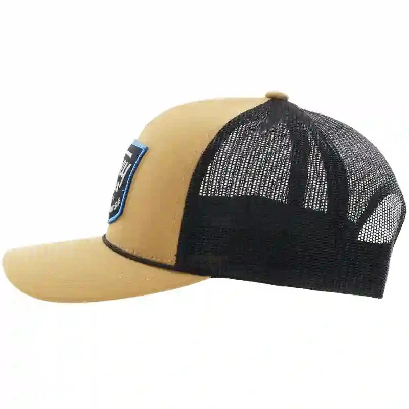 Hooey High Profile Work Tan/Black Cap-Hooey Golf Patch 4 Hooey High Profile Work Tan/Black Cap-Hooey Golf Patch - Image 2