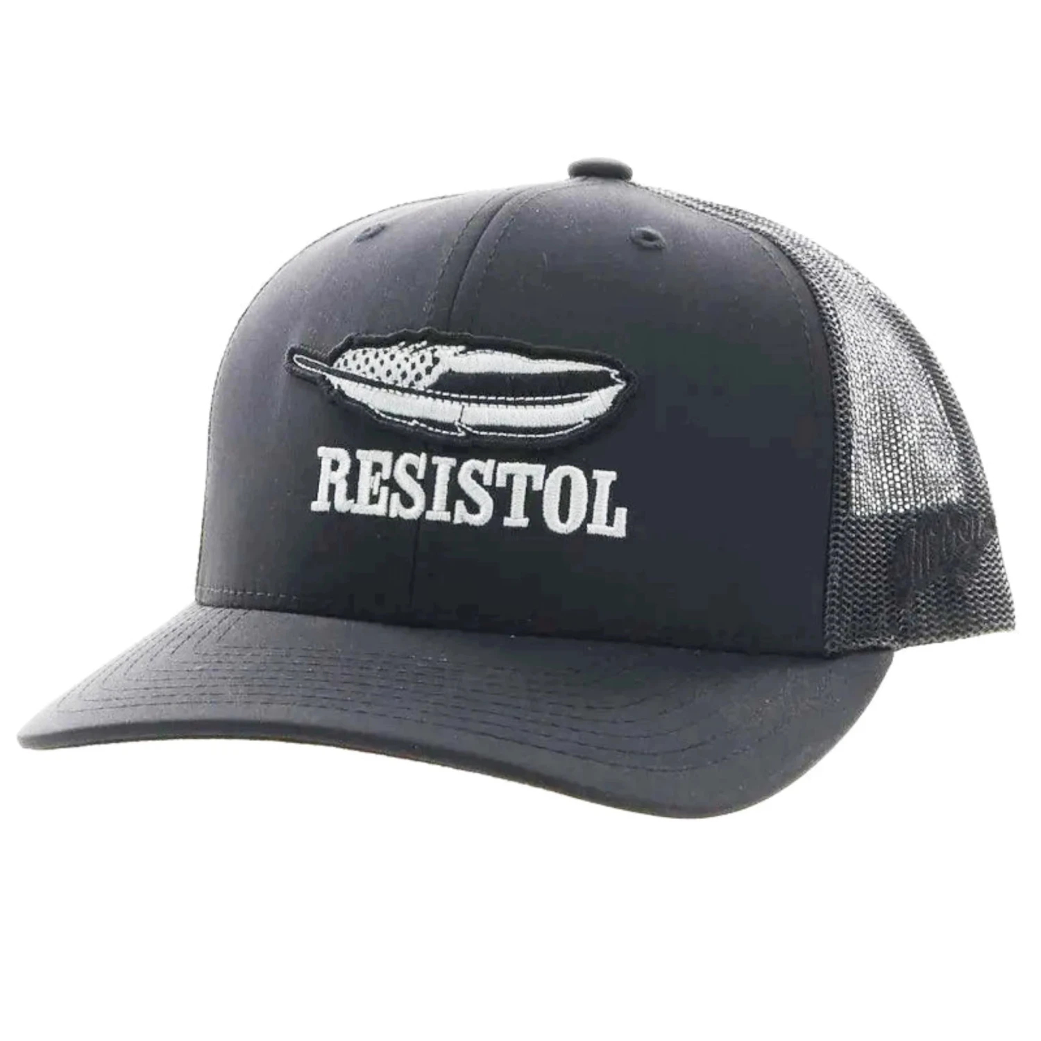 HOOey Blk ResistolFeathCap 3 HOOey Blk ResistolFeathCap