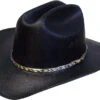 Summit Kid's Black Canvas Hat -Weaver Leather Cowboy Store 226K