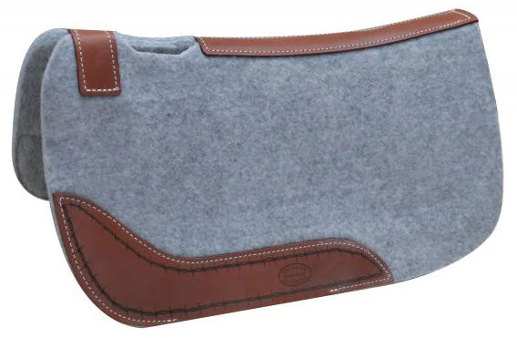 Showman Mini Felt Pad - Barbwire Tooled 3 Showman Mini Felt Pad - Barbwire Tooled