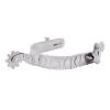 Men's Brushed Diamond Trim Spurs -Weaver Leather Cowboy Store 239051