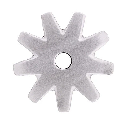 Stainless Steel Brushed 9 Point Rowel 3 Stainless Steel Brushed 9 Point Rowel