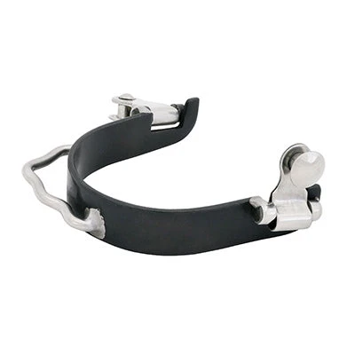 Black Satin Bumper Spurs 3 Black Satin Bumper Spurs