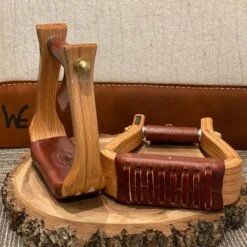 Nettles Stirrups 2" Halfbreed Varnish -Weaver Leather Cowboy Store 2 HBV2copy
