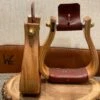 Nettles Stirrups 2" Oversized Flatbottom Varnish Finish 1 Nettles Stirrups 2" Oversized Flatbottom Varnish Finish -Weaver Leather Cowboy Store 2 OSVcopy