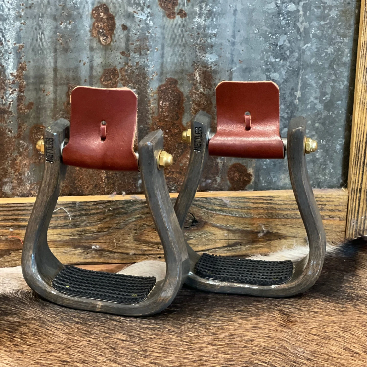 Nettles Stirrups 2" Triple Grey 3 Nettles Stirrups 2" Triple Grey