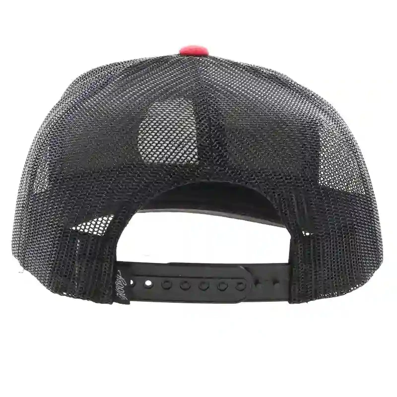 Hooey High Profile Red/Black Cap-Rose Hog Oil Rig Patch 5 Hooey High Profile Red/Black Cap-Rose Hog Oil Rig Patch - Image 3