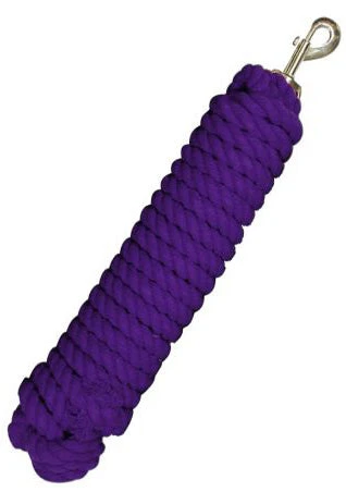25' Cotton Lunge Line - Purple 3 25' Cotton Lunge Line - Purple